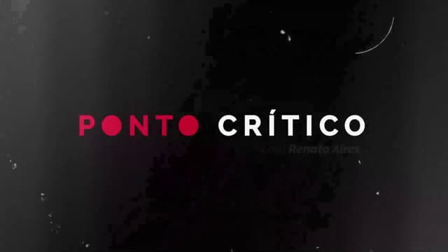 Título Ponto Crítico em letras brancas e vermelhas sobre fundo escuro